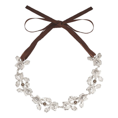 FLEUR CHOKER SILVER BY SIGRUN