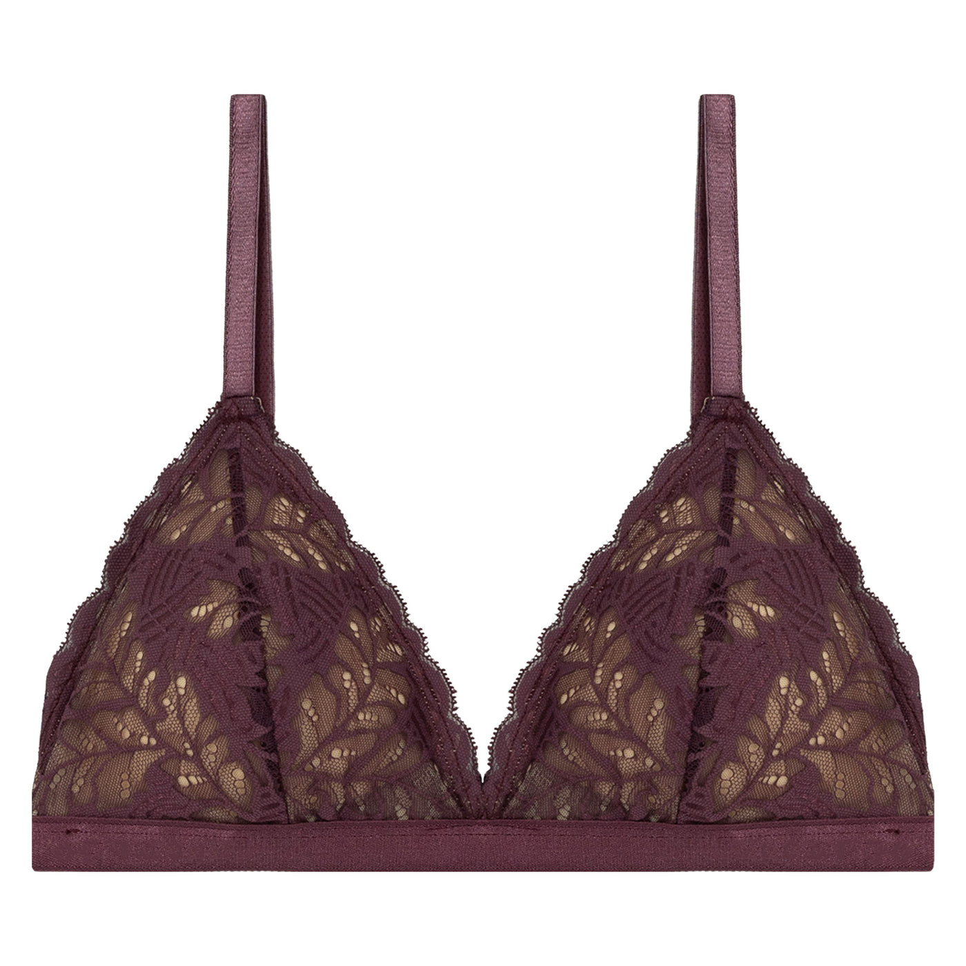 GINA BRA BURGUNDY