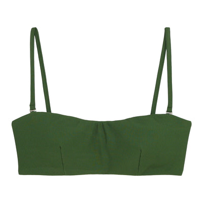 Underprotection bikini top i grøn lavet af 90% polyester (genanvendt) og 10% elastan